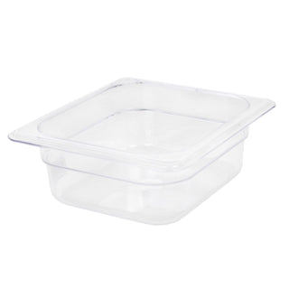 Excellant Deep Polycarbonate Food Pan by Thunder Group – 2-1/2-Inch deep, 6.0 inches, Polycarbonate, Clear, Model PLPA8162
