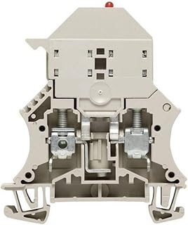 WEIDMULLER 1011300000 Terminal Block, Fused, 20-8AWG, 1X1/4IN