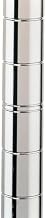 Shelf Post, 74-5/8 In. H, Steel, Silver, Pk4