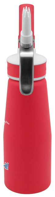 1/2 L Accent by Whip-It! – 1/2 Liter, Rubber, Red, Model COMINHKPR115213