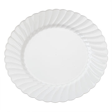Classicware Plate White 10 1/4" by WNA – Large, Plastic, White, Model CW10144W