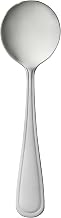 Soup Spoon w/Round Bowl & Bright Mirror Finish, 18/0 Stainless, Huron Brandware