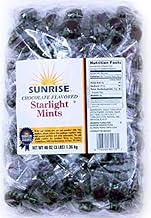 Sunrise Chocolate Flavored Starlight Mints - 3 lb. bag, 8 per case