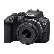 EOS R10 Mirrorless Camera with RF-S 18-45mm Lens and Accs Bundle by Canon – Black, Model CAER101845-K1