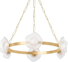 485-41-VGL Almandine - 10W 6 LED Chandelier-10 Inches Tall and 41.25 Inches Wide