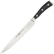 Wusthof Classic Ikon - 9" Carving Knife w/Hollow Edge by Wüsthof – 9 inches, Black, Model 4504/23-7