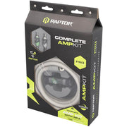 BY METRA ELECTRONICS PRO SERIES 1500W 4 AWG AMP KIT WITH RCA CABLE by RAPTOR – Oxygen-Free Copper, Standard, Model R5A4