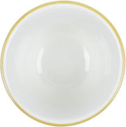 CAC China SC-4G Seville Scallop Edge Bouillon Gold Band 7.25 oz., 4"