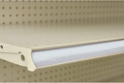 White Shelf Molding Strips Vinyl Case of 10 Rolls, 91712