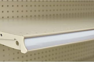 White Shelf Molding Strips Vinyl Case of 10 Rolls, 91712