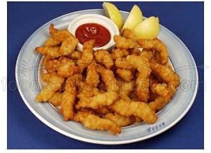 Pana Pesca Breaded Jumbo Clam Strip, 5 Pound -- 2 per case.