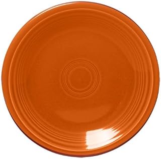 Homer Laughlin Fiesta 7-1/4-Inch Salad Plates, Set of 4, Tangerine