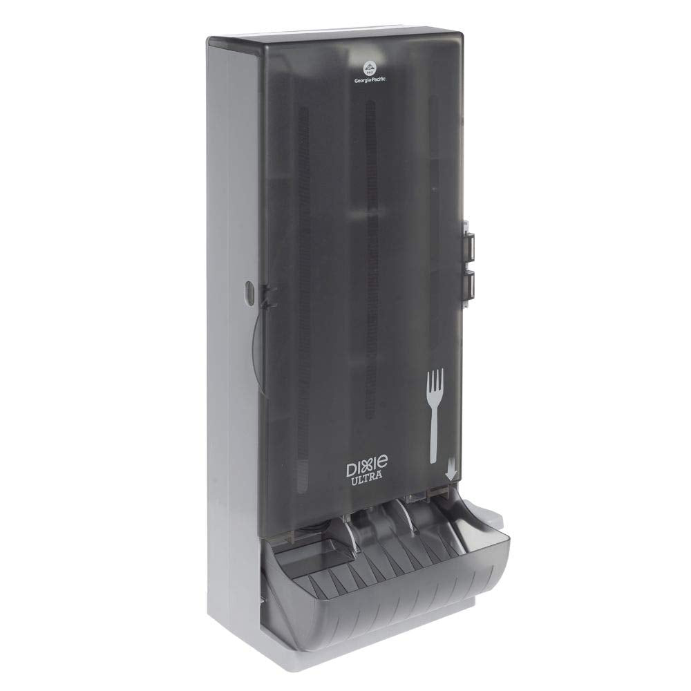 Dixie SmartStock® Classic Fork Dispenser - Black by Distributed By Hubert – Plastic, Black, Model 10554598