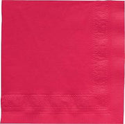 Hoffmaster Beverage Napkin, Red, 1,000/Ct