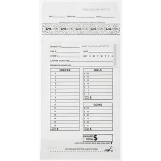 Pick-Up Control Deposit Bags by Retail Resource – Large, Model 5585 SEALED