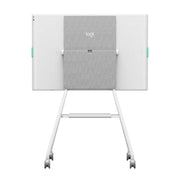 Mobile Cart for Rally Board by Logitech – 88.3 x 59 x 38.9" / 224.3 x 149.9 x 98.8 cm, Metal, Silver/Gray, Model 952-000251