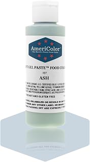 AmeriColor Ash, 4.5 Ounce Bottle, Soft Gel Paste Food Color