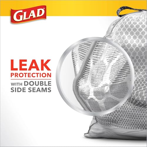 Glad 1 / 120 Count (Pack of 1) / White Trash Bags