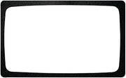 HUBERT Food Display Tile for Cold Foods, Full Size Black Melamine - 21" L x 12 3/4" W