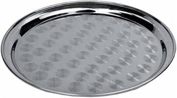 Winco 16" Round Stainless Steel Tray