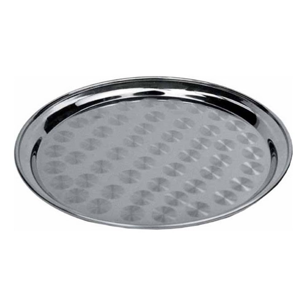 16" Round Stainless Steel Tray by Winco – 15.8", Stainless Steel, Model STRS-16