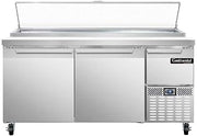 CPA68 Two Section Pizza Prep Table, 68" W