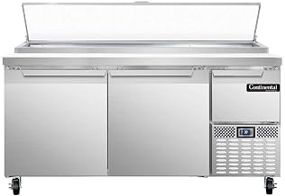 CPA68 Two Section Pizza Prep Table, 68" W