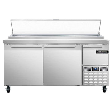 Two Section Pizza Prep Table by Continental Refrigerator – 22.0 cubic_feet, Model cpa68