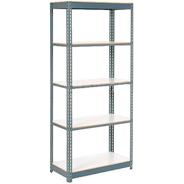 Extra Heavy Duty Shelving 36Wx24Dx96H 6 Shelves 1500 lbs. Cap. Per Shelf Gry by Global Industrial – Alloy Steel, Grey, Model 717535