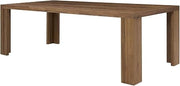 Kingston Herringbone Dining Table - Hazelnut Brown