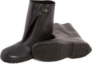 TINGLEY 1400 Work Rubber Classic Fit Overshoe, Small, Men's 6.5-8, Black | 10-inch height, 100% waterproof protection, Molded rubber button, Reinforced heel and toe