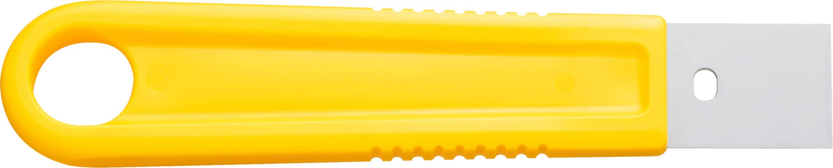 25mm Multi-Purpose Razor Scraper (SCR-S) - Stainless by OLFA – 8"L x 5"W x 2"H, Stainless Steel, Yellow, Model SCR-S / 870501 / 01003-M