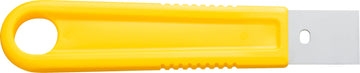 25mm Multi-Purpose Razor Scraper (SCR-S) - Stainless by OLFA – 8"L x 5"W x 2"H, Stainless Steel, Yellow, Model SCR-S / 870501 / 01003-M