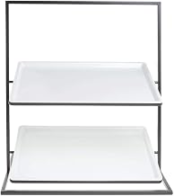 HUBERT 2-Tier Bakery Stand Black - 23 1/10L x 13 4/5W x 25 1/5" H