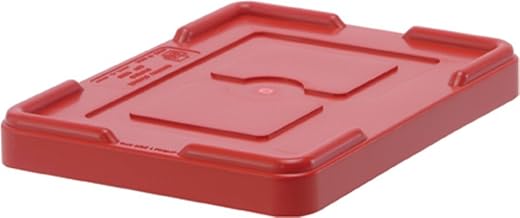 QUANTUM STORAGE SYSTEMS COV91000RD Cover for Dividable Grid Container DG91035 and DG91050, Red, 10-Pack