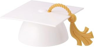 DecoPac Grad Cap with Tassels Cake Topper 24 Pack Elegant Graduation Hat Cake Decoration, Food Safe - Pack Of 24