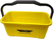 Ettore 3 Gallon Compact Super Bucket with Ergonomic Handle, Yellow