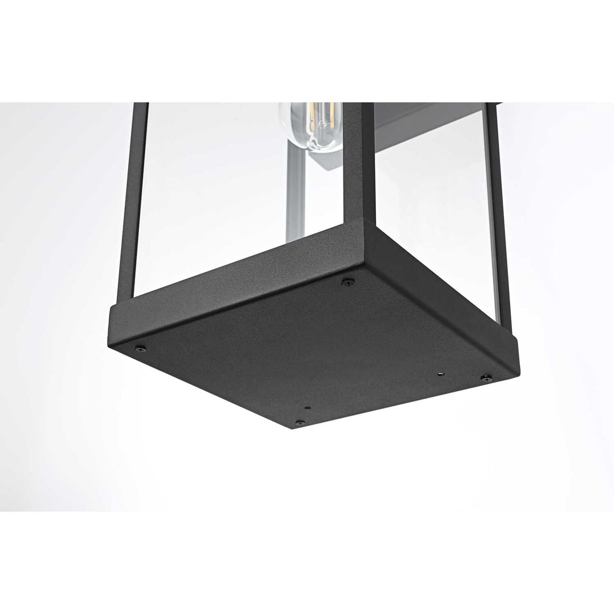 Peter One Light Outdoor Wall Sconce Black by Lighting Design – Iron, Black, Model OD413W18BK