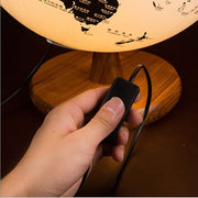 High-Definition Black and White Globe Led Lights Rotating... by xdgFHsy – One Size, Resin, A, Model xdgFHsy