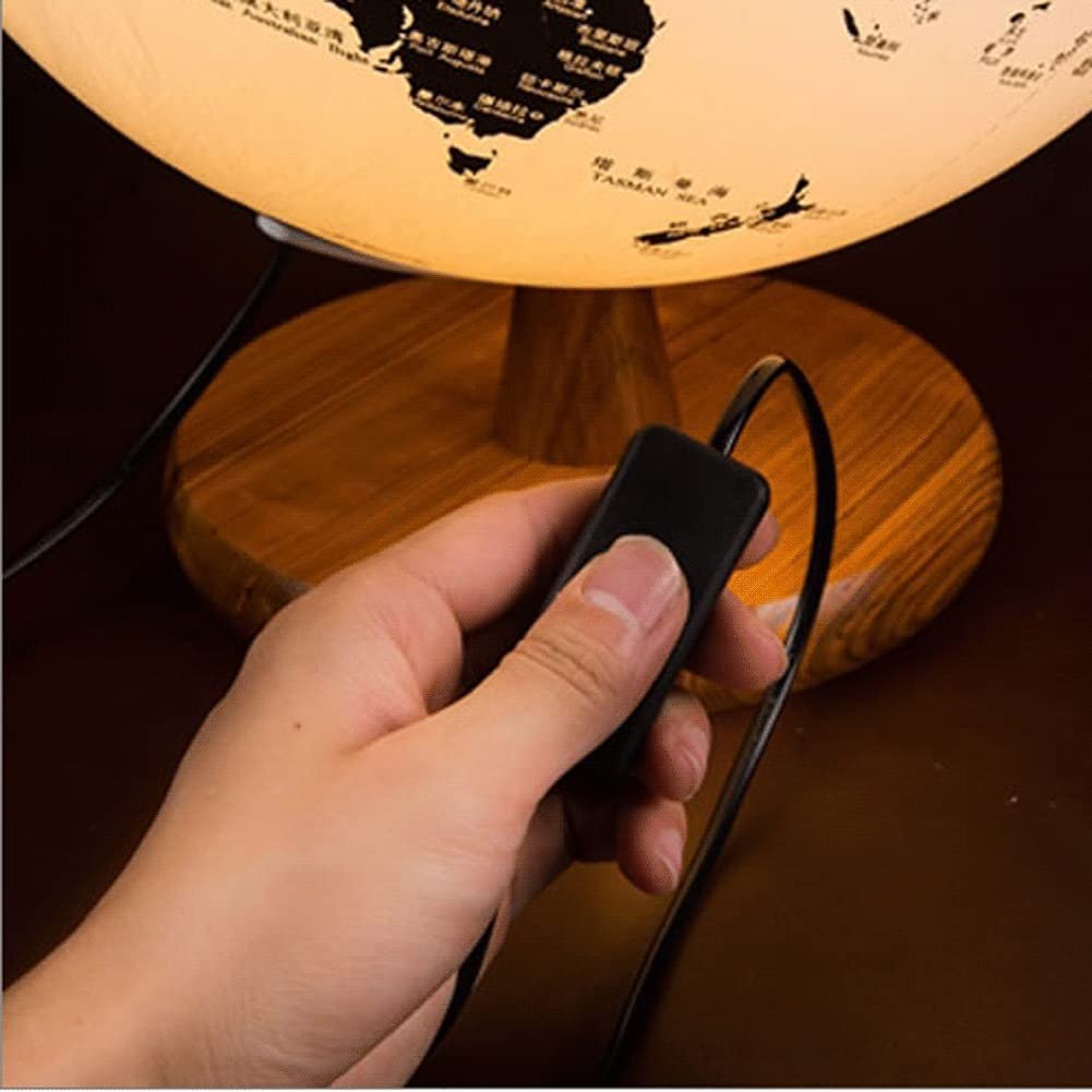 High-Definition Black and White Globe Led Lights Rotating... by xdgFHsy – One Size, Resin, A, Model xdgFHsy