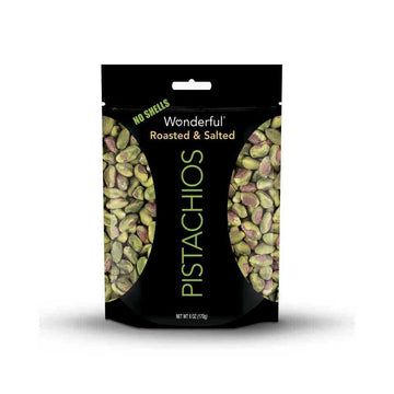 Wonderful Shelled Roasted and Salted Pistachio by Wonderful Pistachios – Pack of 6