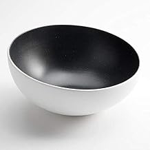 American Metalcraft LFTBB11 Melamine Angled Bowl, White w/Black Speckles, 110-Ounces