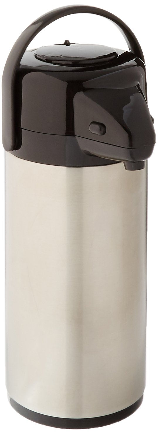 Vacuum Server by Winco – 84.5 Ounces, 2.5 liters, Stainless Steel, Silver, Model apsp-925