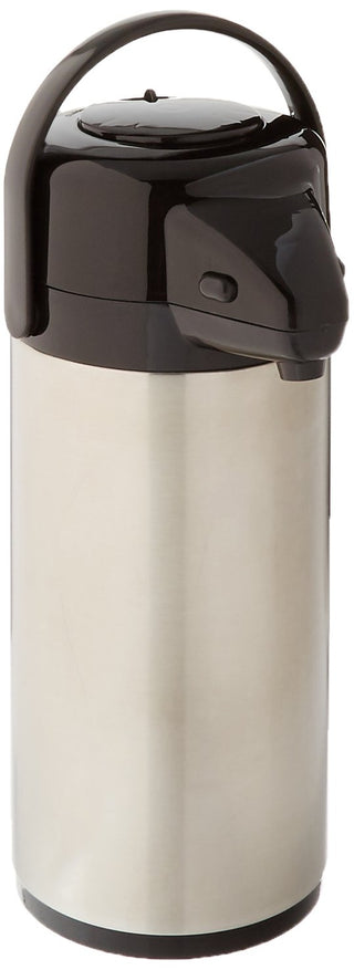 Vacuum Server by Winco – 84.5 Ounces, 2.5 liters, Stainless Steel, Silver, Model apsp-925