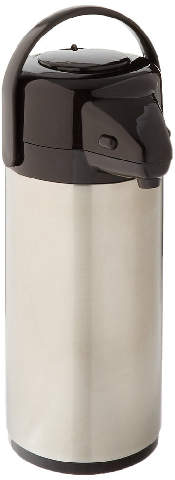 Vacuum Server by Winco – 84.5 Ounces, 2.5 liters, Stainless Steel, Silver, Model apsp-925