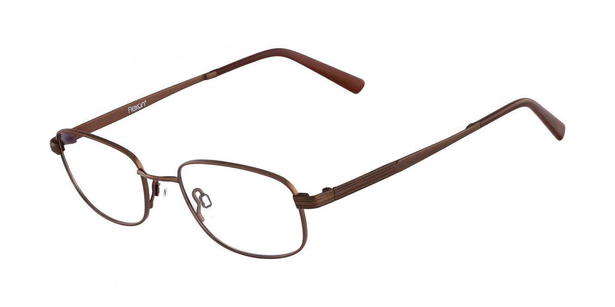 CLARK 600 (210) brown 52/19/140 MAN Eyewear Frame by Flexon – 52/19/140, Plastic, (210) Brown, Model FLEXON CLARK 600
