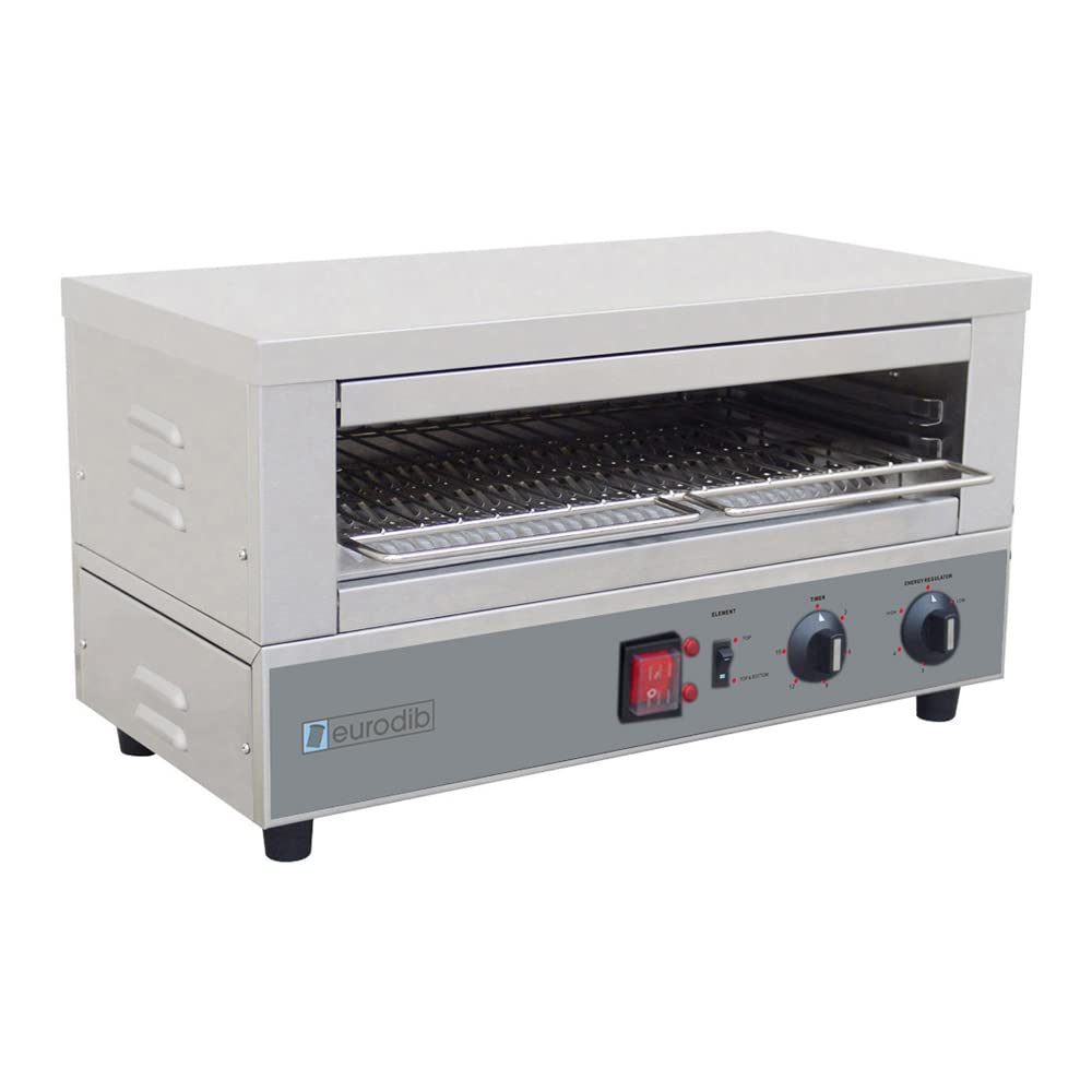 Salamander Broiler by Eurodib – 12.8 x 13.1 x 12.8 inches, Stainless Steel, Model TR02510