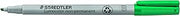 STAEDTLER LUMOCOLOR N/PERM BROAD GREEN