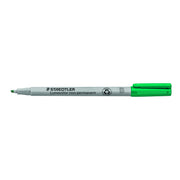 LUMOCOLOR N/PERM BROAD GREEN by STAEDTLER – 1 Count (Pack of 1), Plastic, Green, Model 312-5