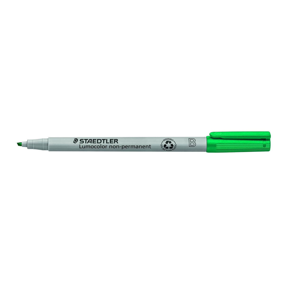 LUMOCOLOR N/PERM BROAD GREEN by STAEDTLER – 1 Count (Pack of 1), Plastic, Green, Model 312-5
